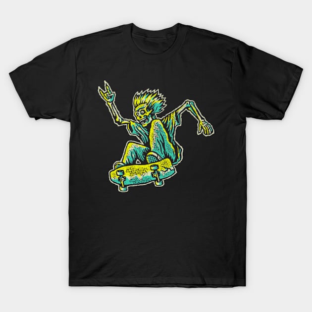 SKATEBOARDING T-Shirt by THE HORROR SHOP